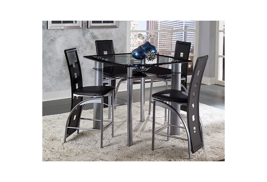 Sona Counter Height Table and Chair Set by Homelegance at Beck's Furniture