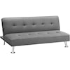 Homelegance Furniture T-FS204 Gray Futon