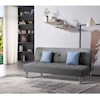 Homelegance Furniture T-FS204 Gray Futon