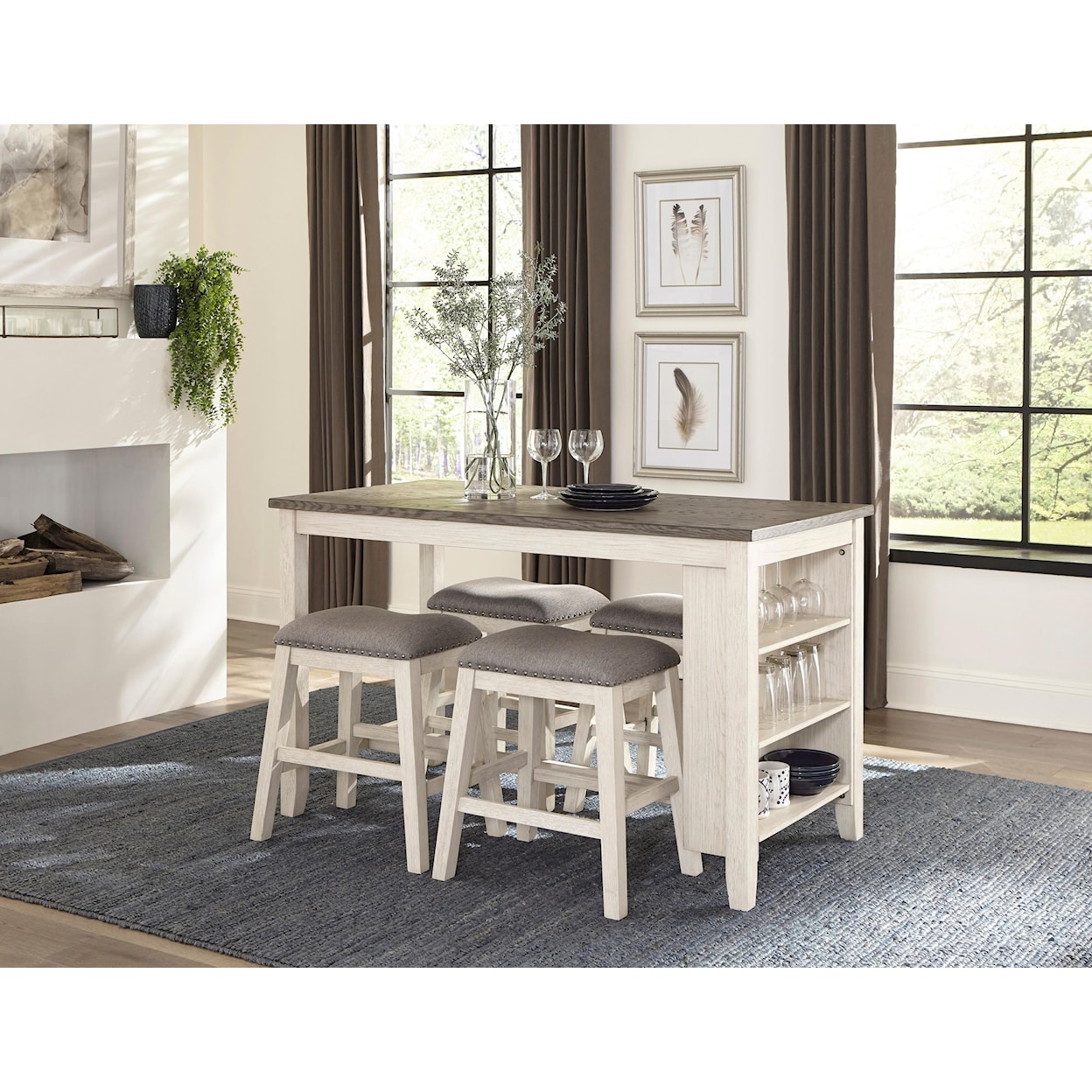 Homelegance Timbre Counter Height Table