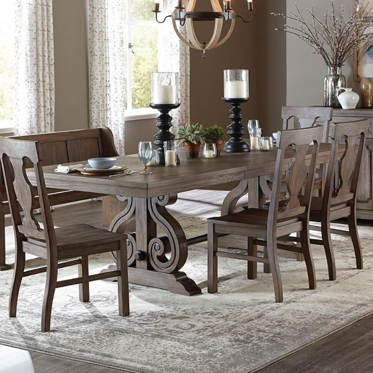 Homelegance Toulon Dining Table