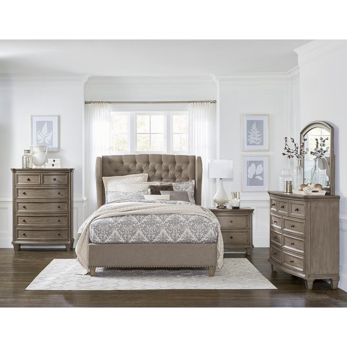 King Upholstered Bed