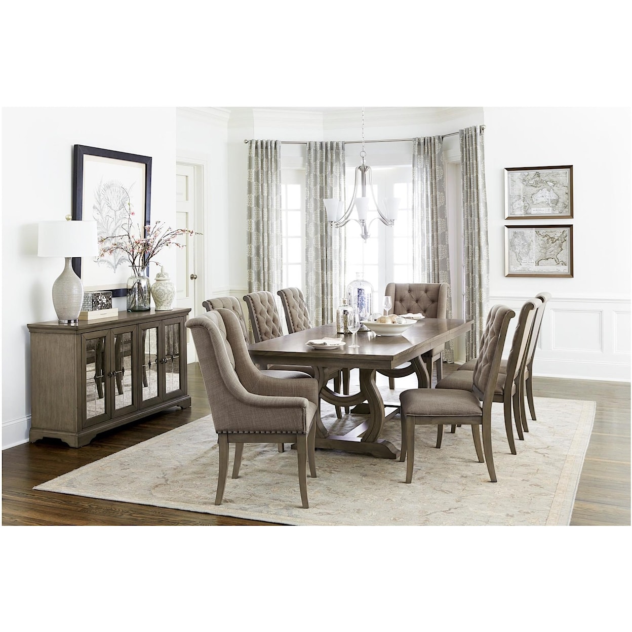 Homelegance Vermillion Dining Table Set