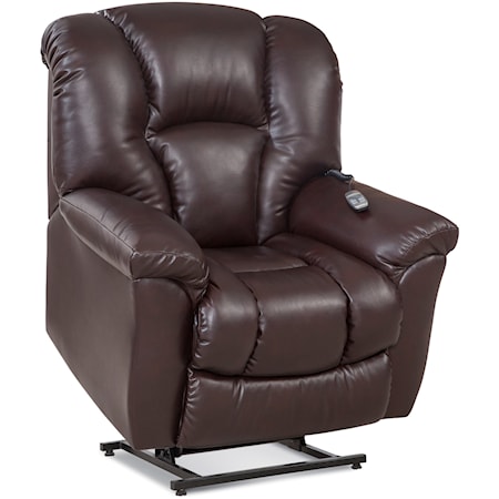 Casual Lift Recliner with Bucket Seat