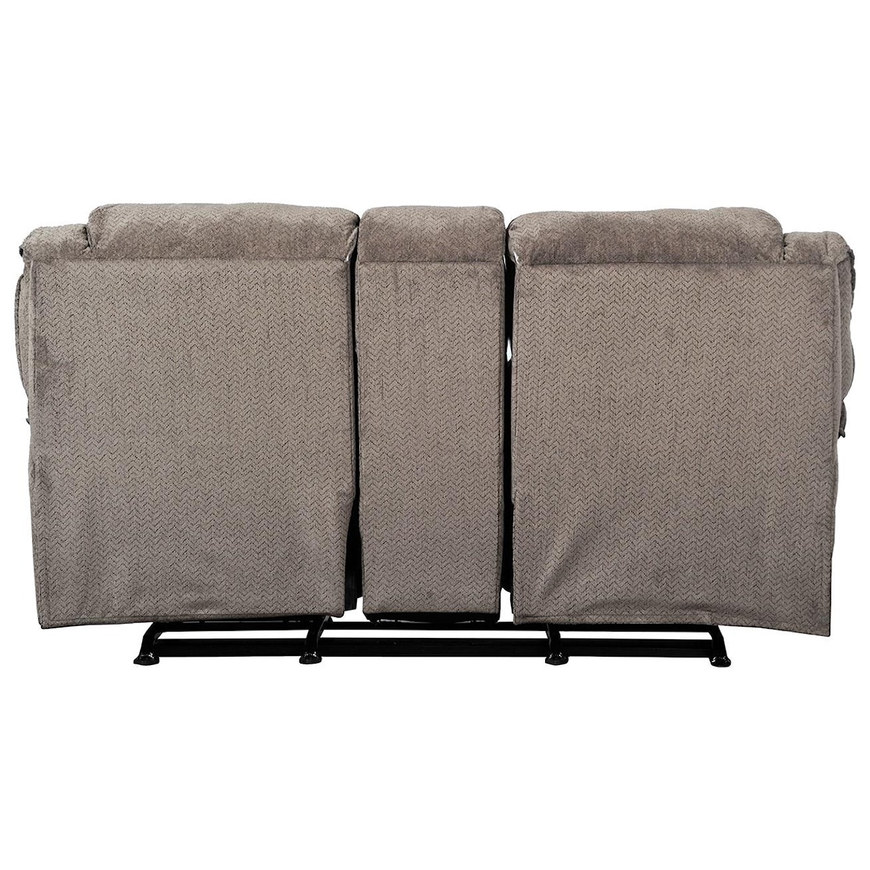 HomeStretch 122 Rocking Console Reclining Loveseat