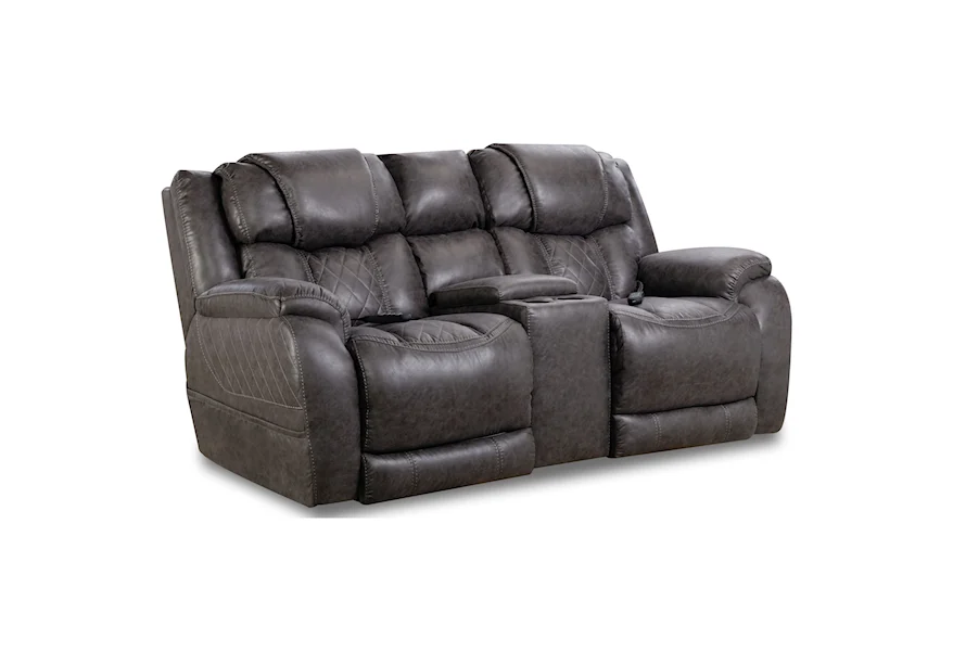 174 Power Console Loveseat by HomeStretch at Lindy's Furniture Company