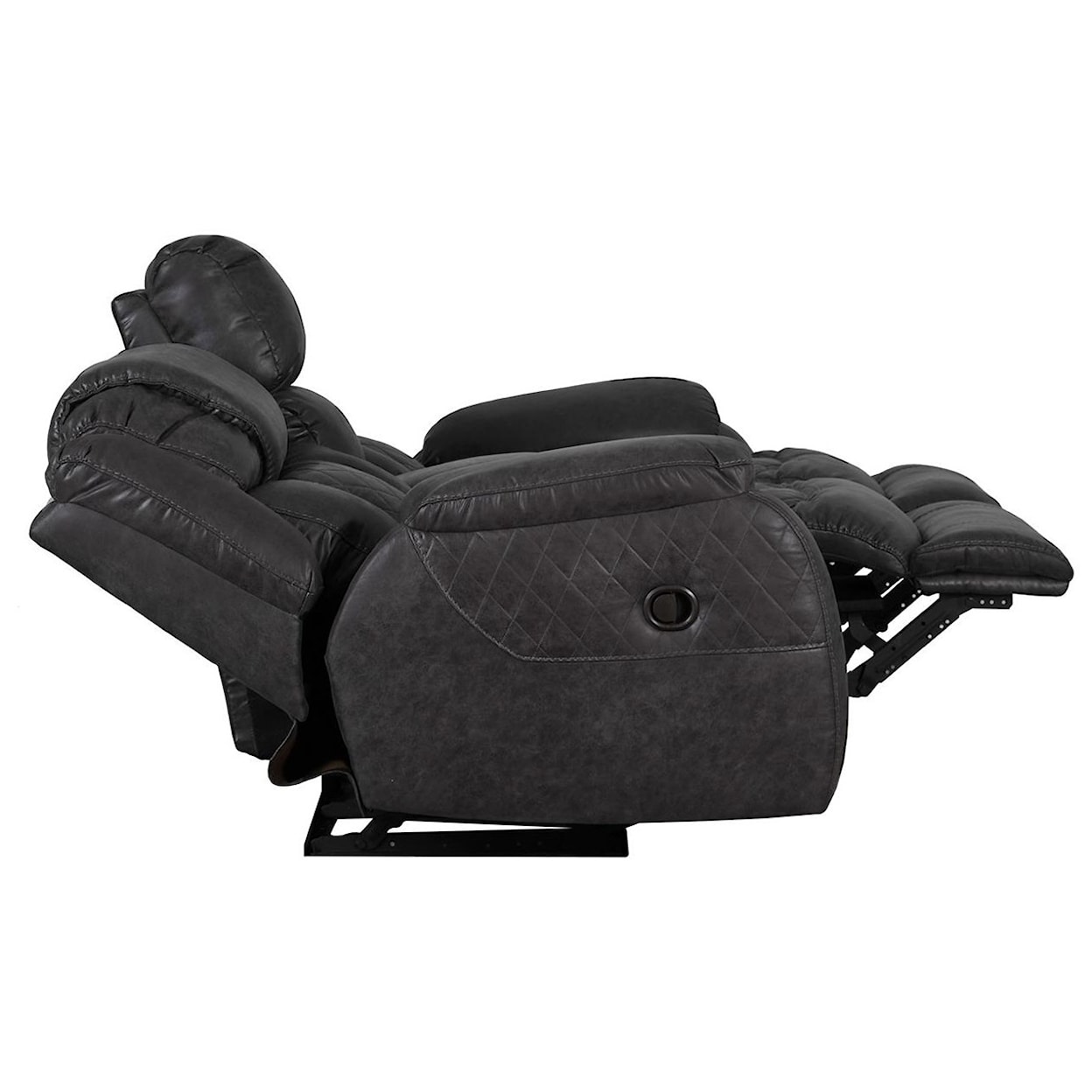 HomeStretch 182 Reclining Console Loveseat