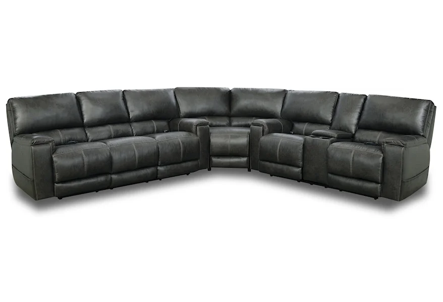 197 Collection Power Reclining Sectional by HomeStretch at Coconis Furniture & Mattress 1st