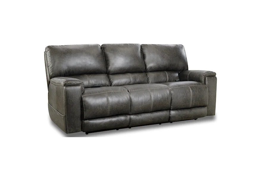 197 Collection Double Reclining Power Sofa  at Sadler's Home Furnishings