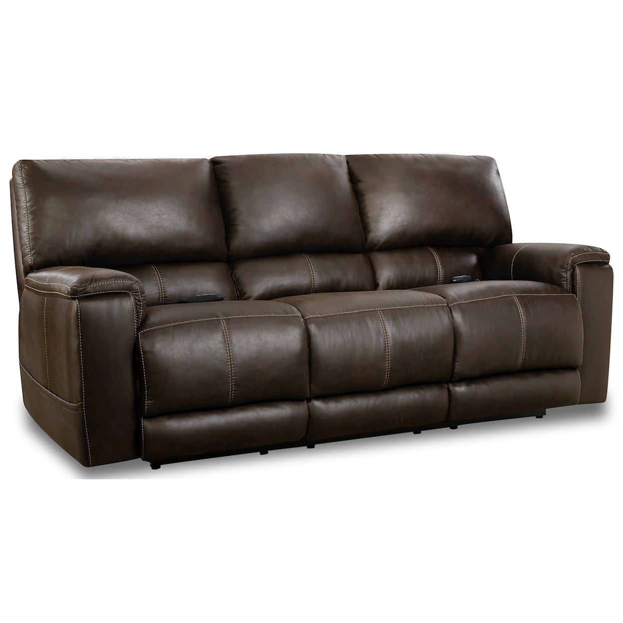 HomeStretch 197 Collection Double Reclining Power Sofa 