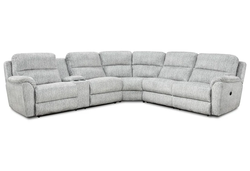 205 3PC Power Console Sectional by HomeStretch at Johnny Janosik