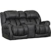 HomeStretch 146 Power Reclining Console Loveseat