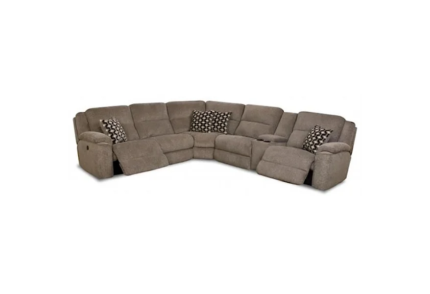 Catalina 162 Casual Power Reclining Sectional Sofa by HomeStretch at Gill Brothers Furniture & Mattress