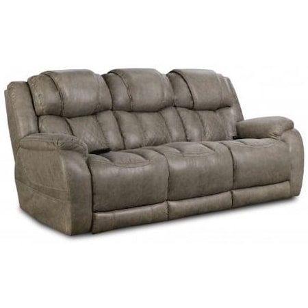 Power Reclining Sofa with Power Headrest and Lumbar Support