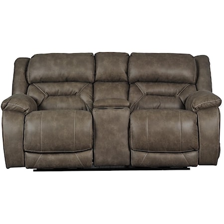 Power Reclining Console Loveseat