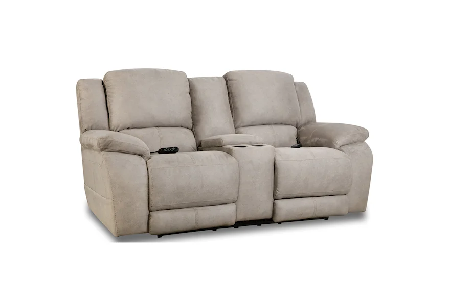 Explorer Power Console Loveseat by HomeStretch at Suburban Furniture