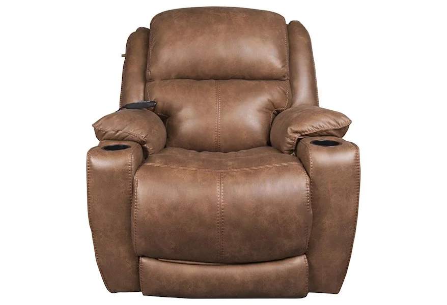 Raney Raney Power Recliner w/ Power Headrest by HomeStretch at Morris Home