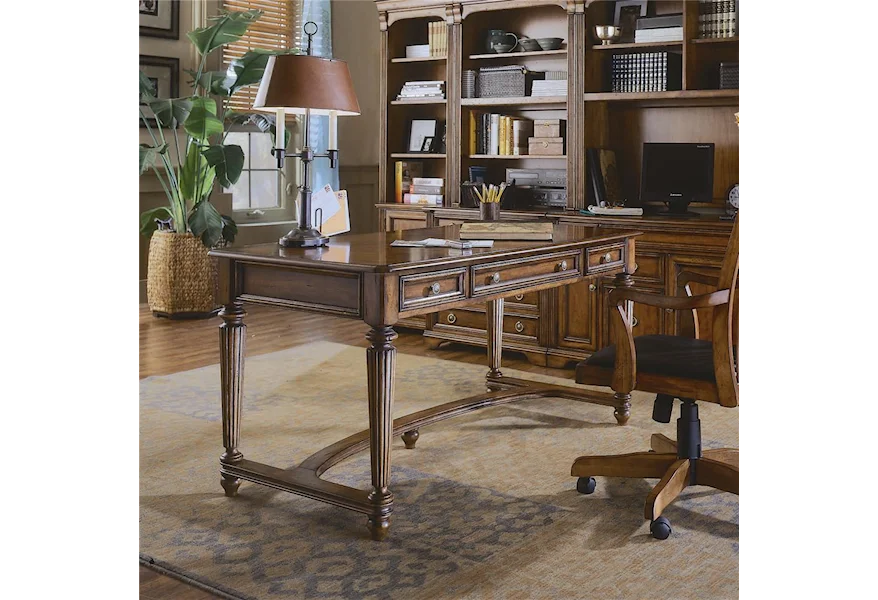 Brookhaven Leg Desk by Hooker Furniture at Miller Waldrop Furniture and Decor