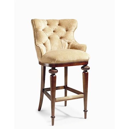 Tufted Bar Stool