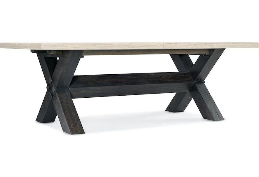 6700 Trestle Dining Table by Hooker Furniture at Howell Furniture