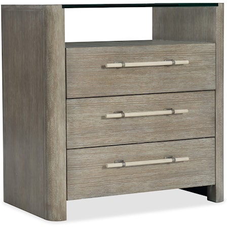  3 Drawer Nightstand