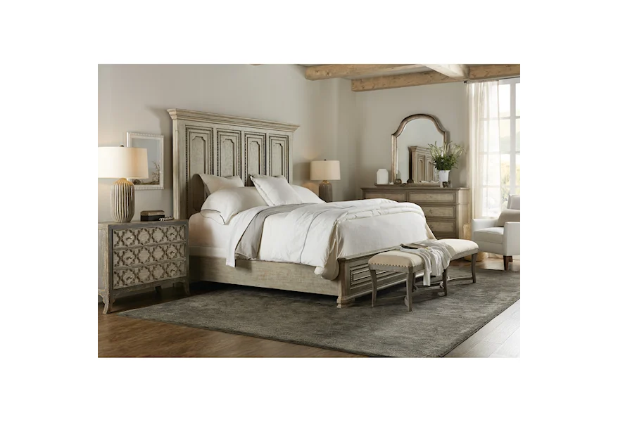 Alfresco King Bedroom Group by Hooker Furniture at Miller Waldrop Furniture and Decor