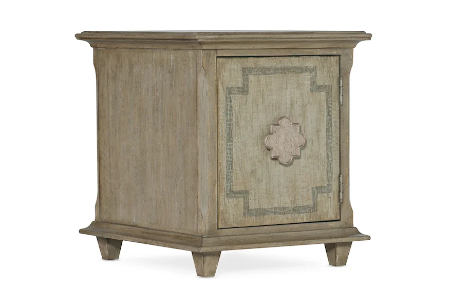 Alfresco Poltrona Chairside Chest by Hooker Furniture at Miller Waldrop Furniture and Decor