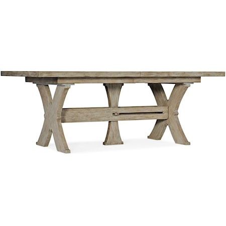 Vittorio 80in Rectangle Dining Table with Leaves