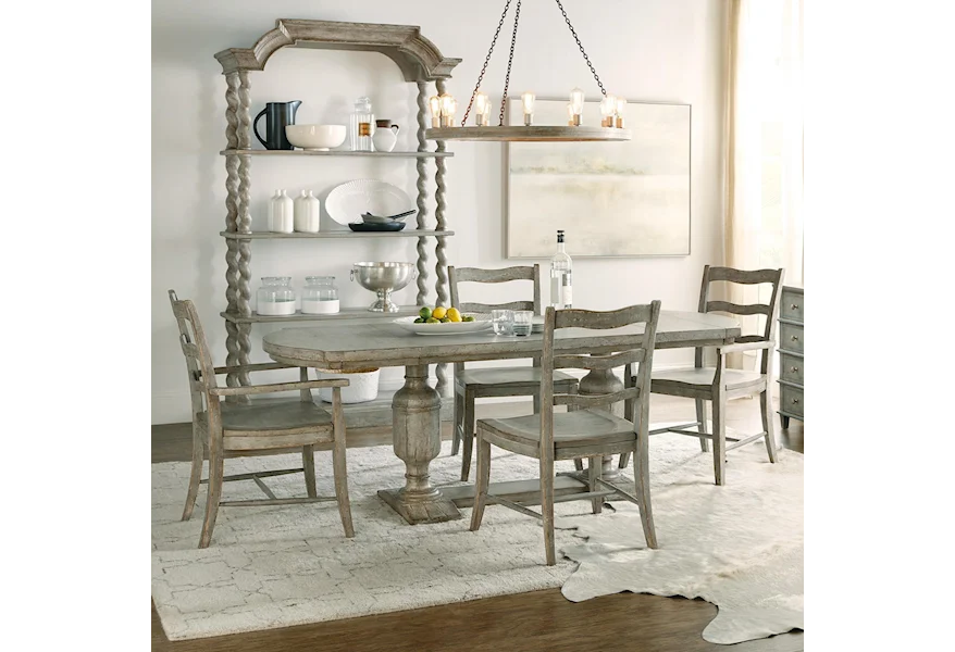 Alfresco 5-Piece Table and Chair Set by Hooker Furniture at Simon's Furniture