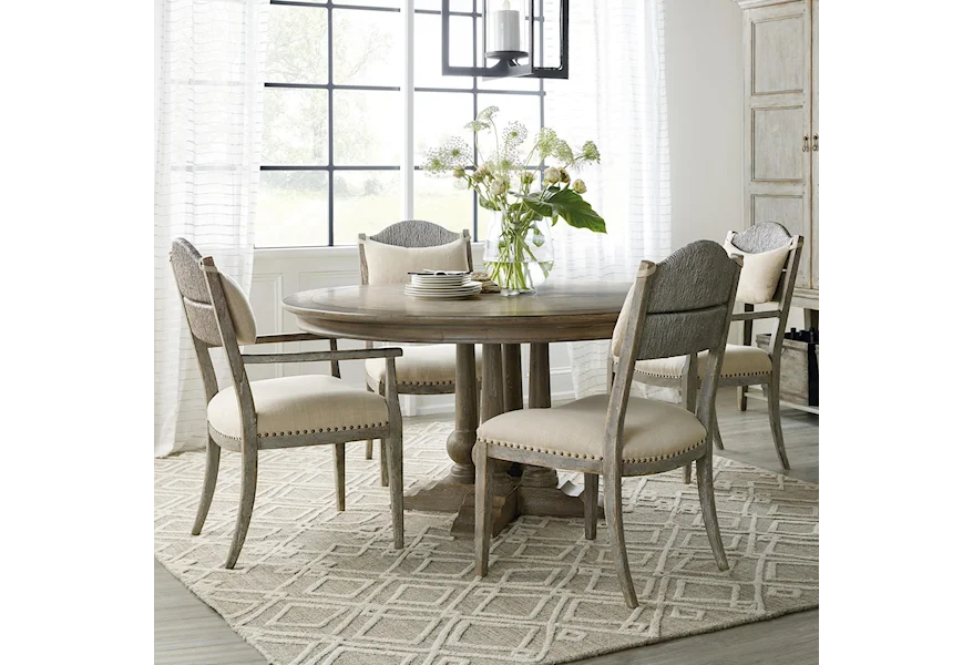 Alfresco 5-Piece Table and Chair Set by Hooker Furniture at Zak's Home