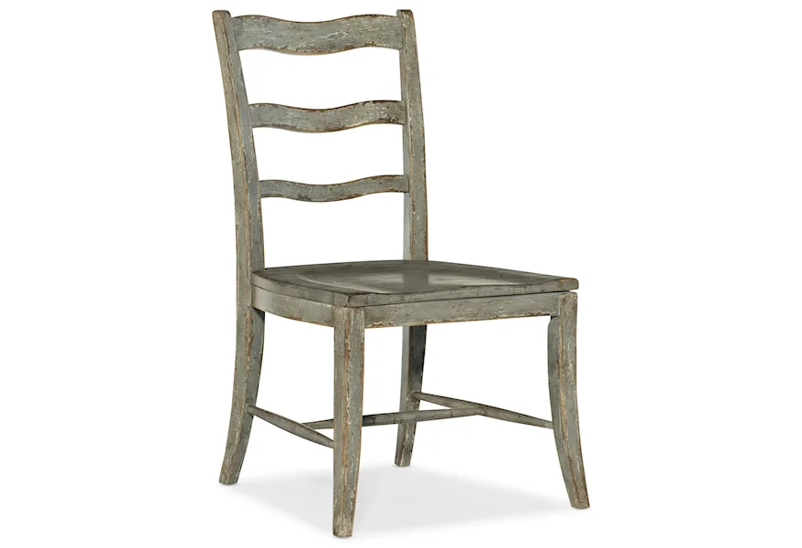 Alfresco La Riva Ladder Back Side Chair by Hooker Furniture at Alison Craig Home Furnishings
