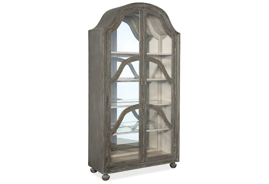 Alfresco Costa Display Cabinet by Hooker Furniture at Miller Waldrop Furniture and Decor