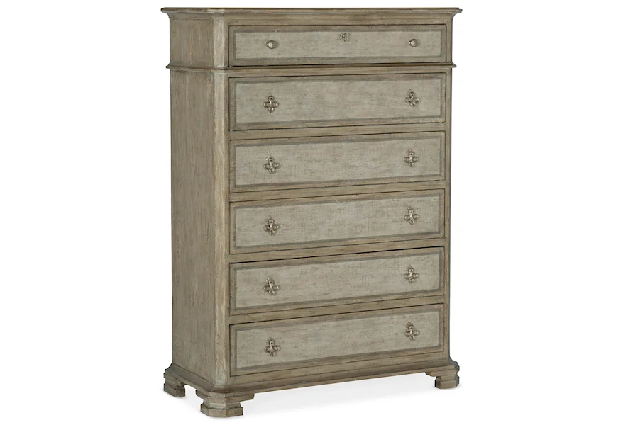 Alfresco Cosimo Six-Drawer Chest by Hooker Furniture at Miller Waldrop Furniture and Decor