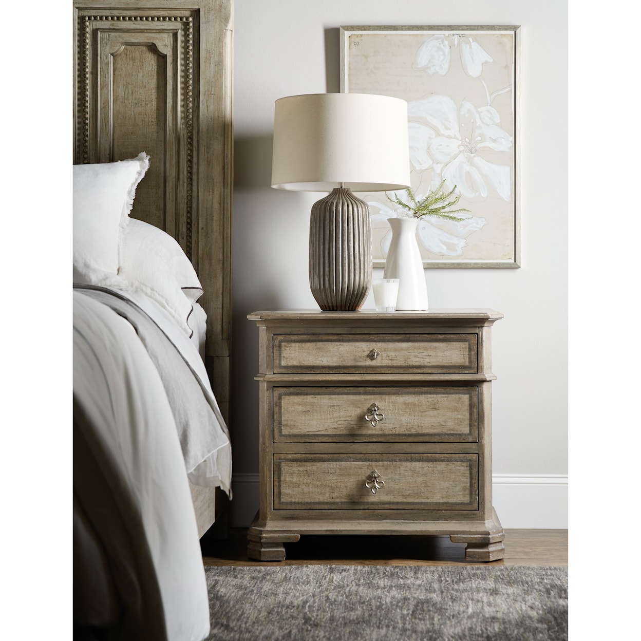 Hooker Furniture Alfresco Palmieri Three-Drawer Nightstand