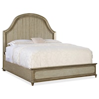 Lauro King Panel Bed with Aluminum Trim