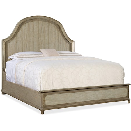 Lauro King Panel Bed with Aluminum Trim