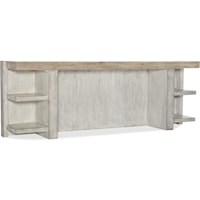 Organic Console Table with 4 Shelves