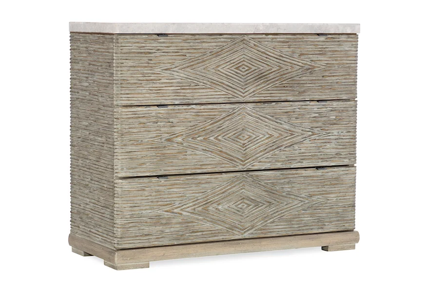 American Life-Amani Three-Drawer Accent Chest by Hooker Furniture at Alison Craig Home Furnishings