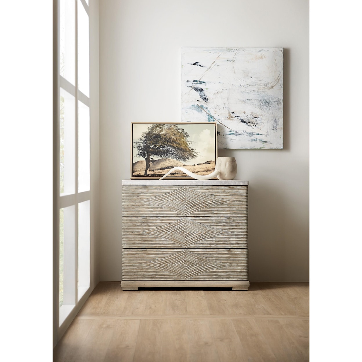 Hooker Furniture American Life-Amani Three-Drawer Accent Chest