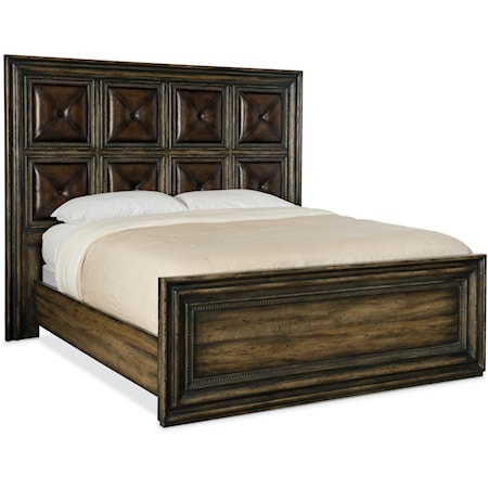 California King Panel Bed