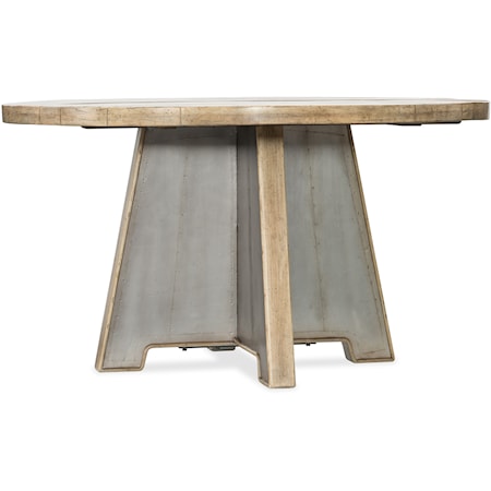 54in Metal Dining Table