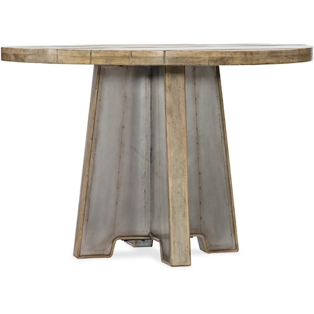 44in Metal Dining Table