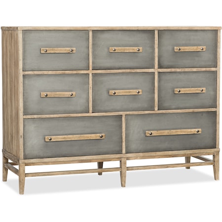 Eight-Drawer Bureau