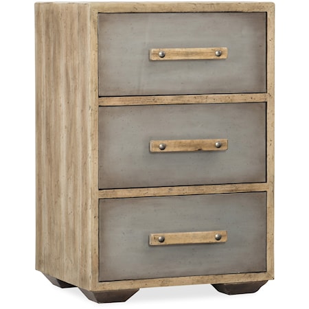 Three-Drawer Nightstand