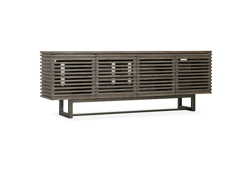 Annex 78" Entertainment Console by Hooker Furniture at Gill Brothers Furniture