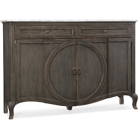 Marble Top Credenza