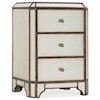 Hooker Furniture Arabella Mirrored Three-Drawer Nightstand