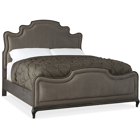 Queen Upholstered Panel Bed