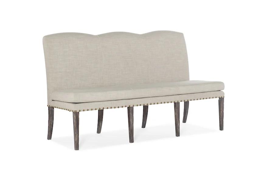 Beaumont Upholstered Dining Bench by Hooker Furniture at Mueller Furniture