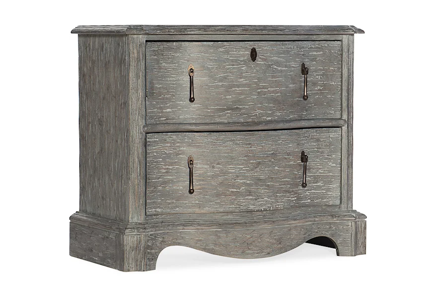 Beaumont Two-Drawer Nightstand by Hooker Furniture at Mueller Furniture